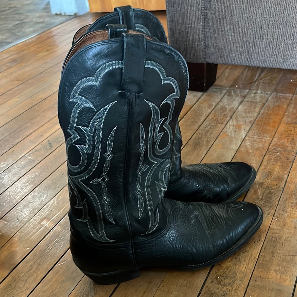 Vintage Cats paw leather cowboy boots